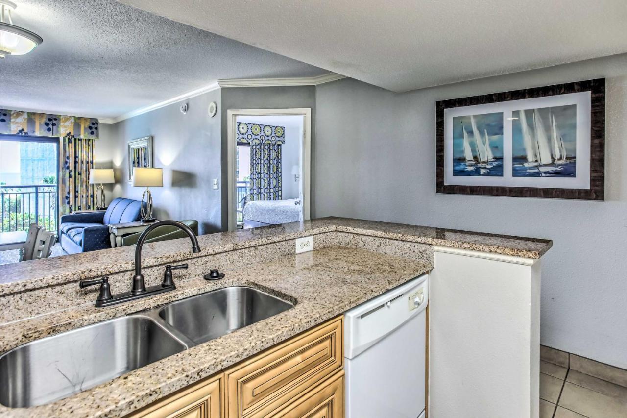 Ocean View Apt And Access To Pool, Beach And More マートルビーチ エクステリア 写真